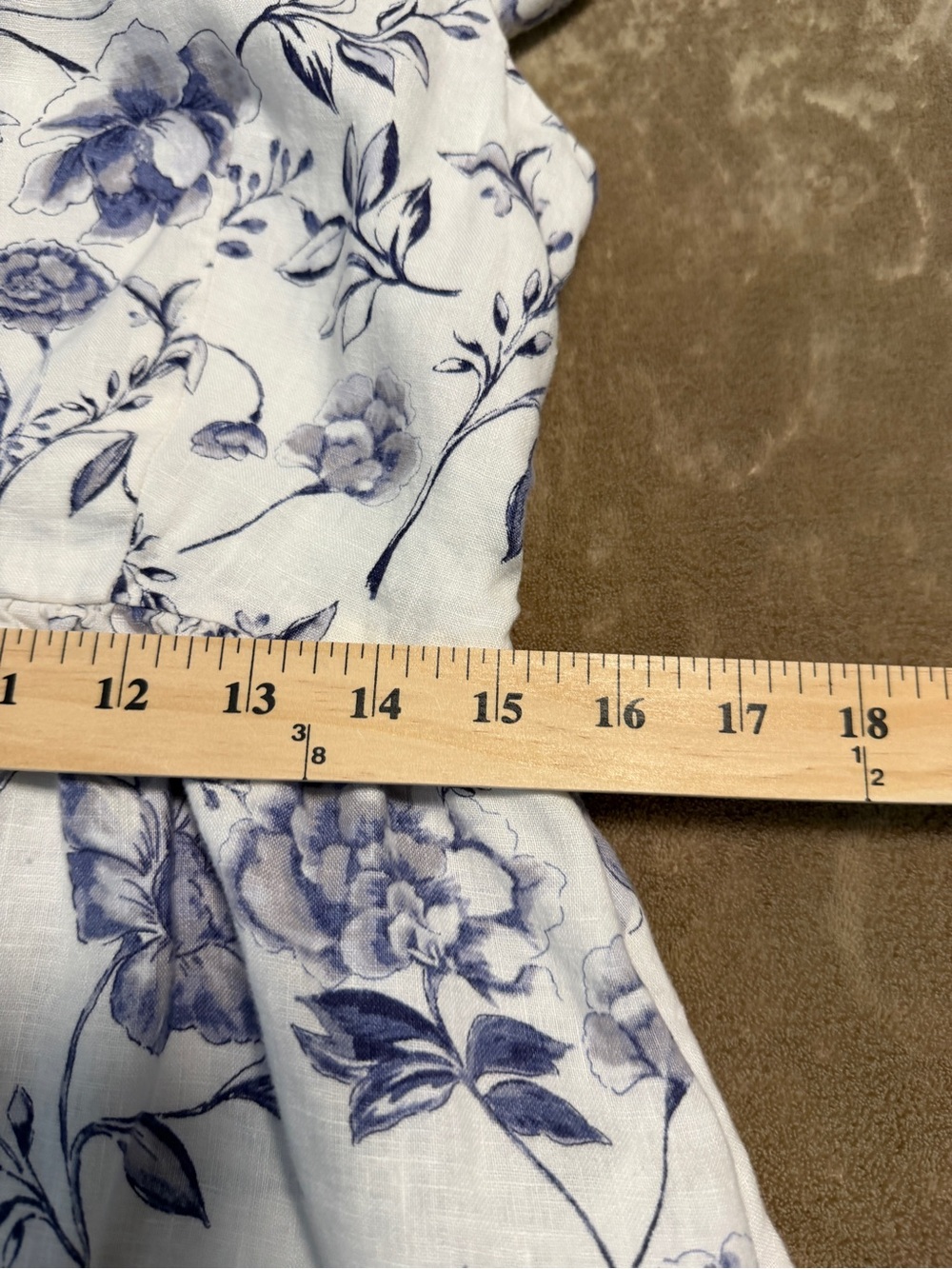 Cynthia Rowley Cottagecore Coquette Linen Floral Button Front Midi Sundress Sz6 - Picture 11 of 12